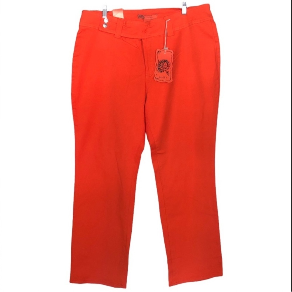 NWT orange U-51 jeans Size 22
